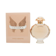 Paco Rabanne Olympea Eau de Parfum 80 ml, Paco Rabanne, i rund glasflakon med rosa tone og sølvvinger på klar fod