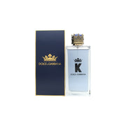 Dolce & Gabbana K Eau de Toilette 150 ml – kongeblå glasflakon med sølvkrone og maskulint, kantet design