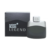 Mont Blanc Legend Eau de Toilette 50 ml, Mont Blanc – sort cylindrisk flakon med sølvkork og diskret logo