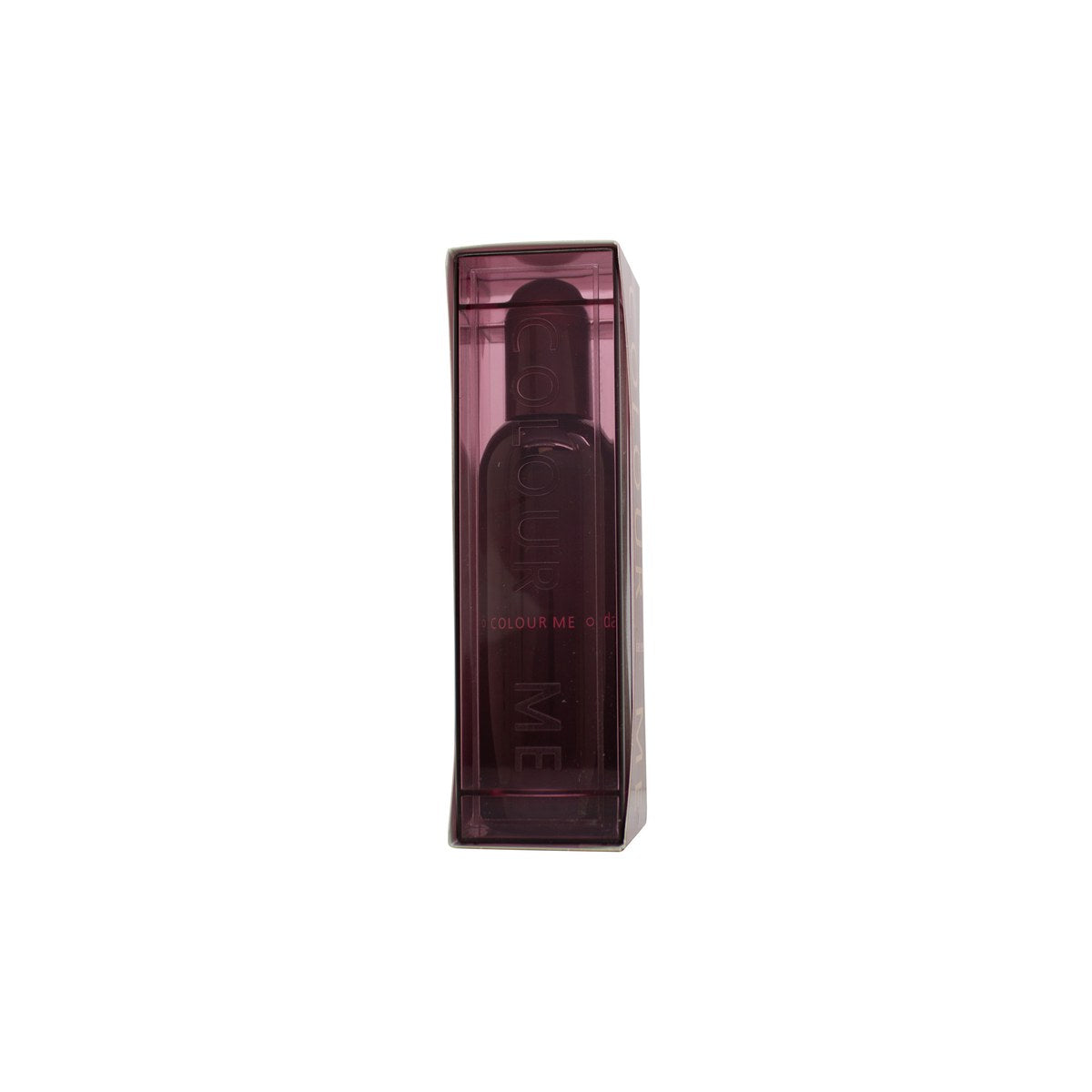 Milton Lloyd Colour Me Dark Red Eau de Parfum 100 ml i mørkerød firkantet glasflaske med sølvfarvet låg