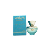 Versace Pour Femme Dylan Turquoise Eau de Toilette 50 ml, Versace – turkis rund glasflakon med guldkork og medusahoved.