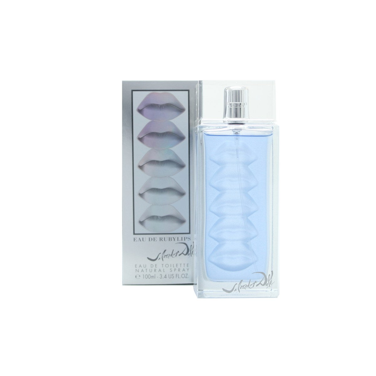Salvador Dali Eau De Ruby Lips Eau de Toilette 30 ml fra Salvador Dali i rød læbeformet flakon med gylden spraytop