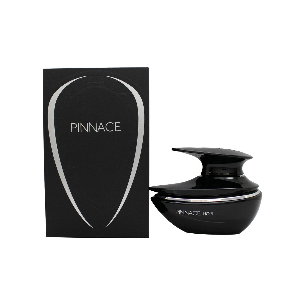 French Avenue Pinnace Noir Eau de Parfum 100 ml – sort rektangulær glasflaske med guldfarvet logo og låg