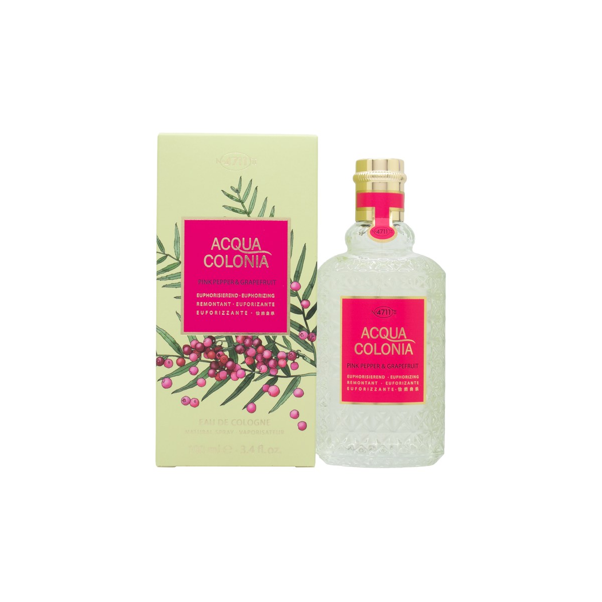Mäurer & Wirtz 4711 Acqua Colonia Pink Pepper & Grapefruit Eau de Cologne 100ml Spray