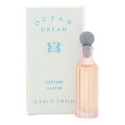 Giorgio Beverly Hills Ocean Dream Eau de Parfum 5 ml, klar glasflaske med havblå væske og guldlåg