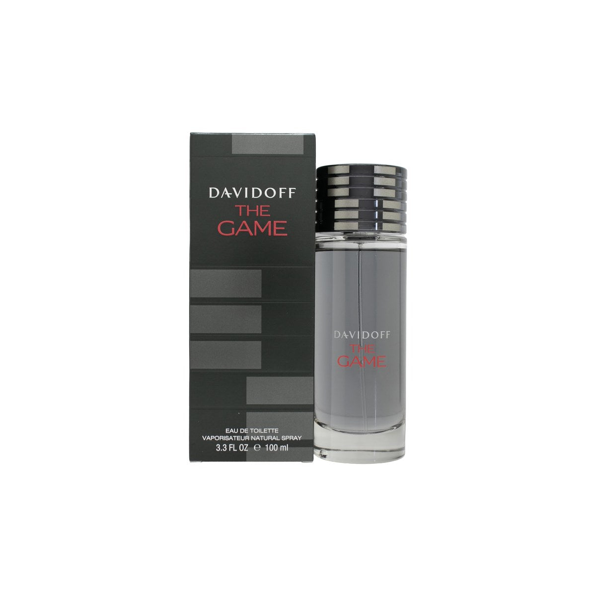The Game Eau De Toilette Davidoff 100 ml sort flakon formet som stablede pokerchips med mat finish mørk stemning