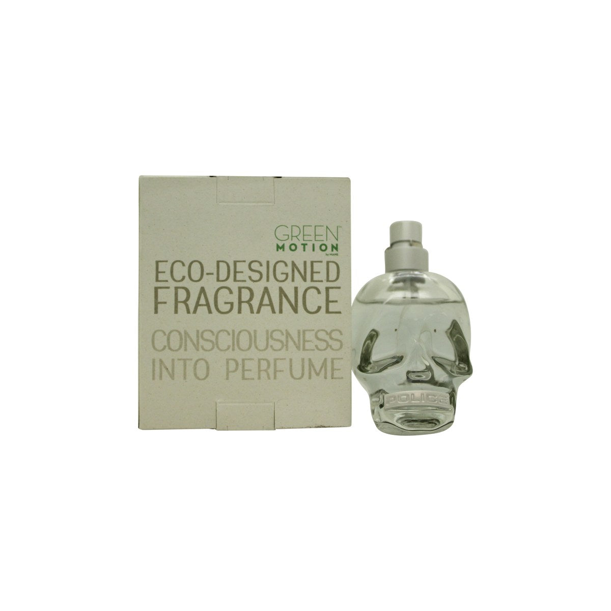 Police To Be Super (Pure) Eau de Toilette 40 ml fra Police i hvid kranieformet flakon med mat finish og sølvdetaljer