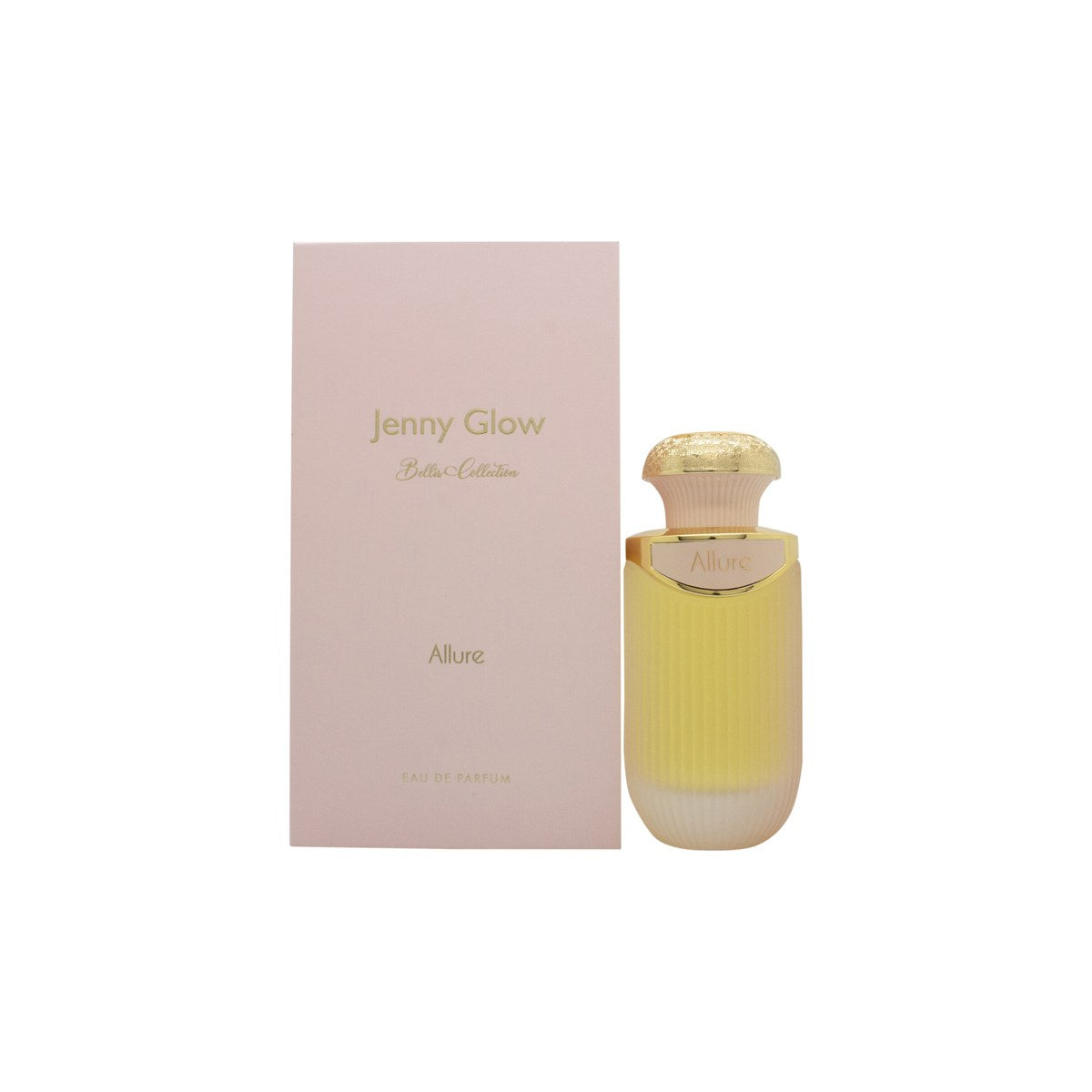 Jenny Glow Allure Eau de Parfum 100ml fra Jenny Glow 100 ml klar glasflakon med guldfarvet låg og etiket