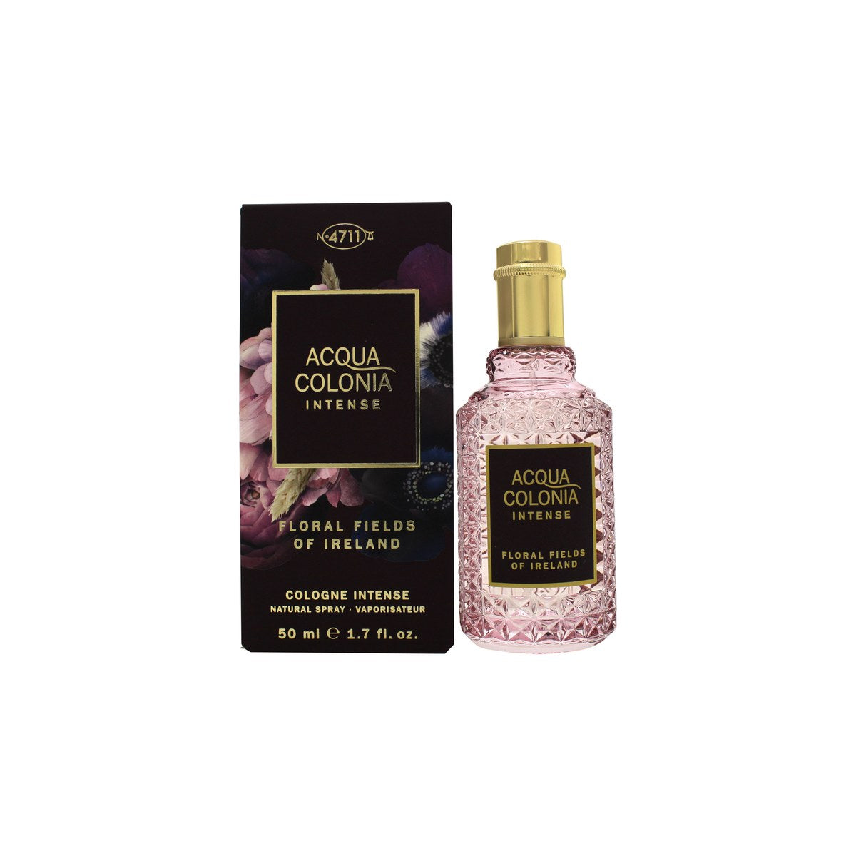 Mäurer & Wirtz 4711 Acqua Colonia Intense Floral Fields Of Ireland Eau de Cologne 50 ml – klar flaske med væske og guldkapsel