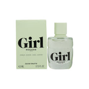Rochas Girl Eau de Toilette 4.5ml Splash, Rochas 5 ml, klar mini flakon med lys rosa duft og sølvskruelåg