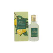 Mäurer & Wirtz 4711 Acqua Colonia Yuzu & Cedarwood Eau de Cologne 50 ml flakon i klart glas med gul væske og sølv låg