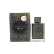 Armaf Club de Nuit Bling Eau de Parfum 75 ml fra Armaf – lyserød, firkantet flakon med gulddetaljer og sort kvast
