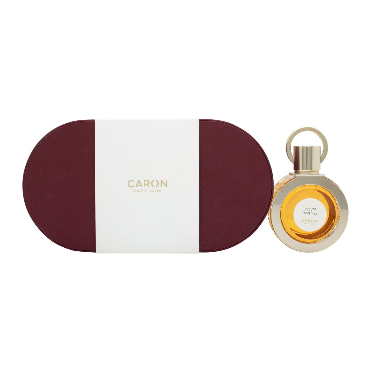 Caron Poivre Impérial Eau de Parfum 50 ml fra Caron i mørk, firkantet glasflakon med sort låg og gylden etiket