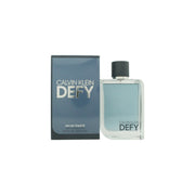 Calvin Klein Defy Eau de Toilette 200 ml fra Calvin Klein, klar glasflakon med blå toner og sort kantet låg