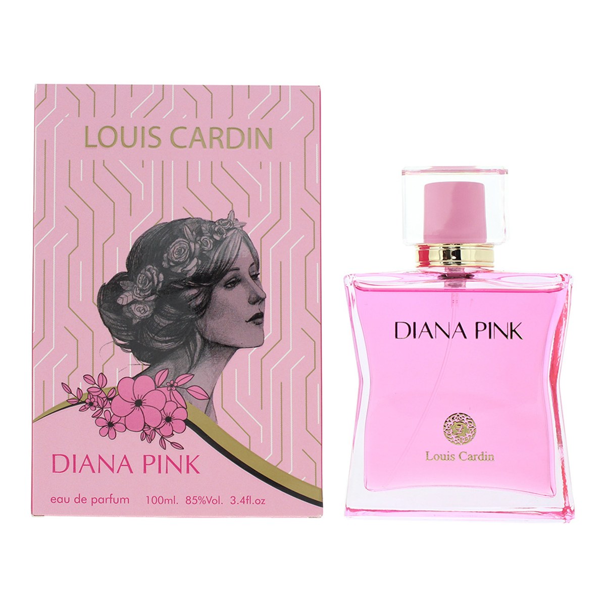 Louis Cardin Diana Pink Eau de Parfum 100ml Spray