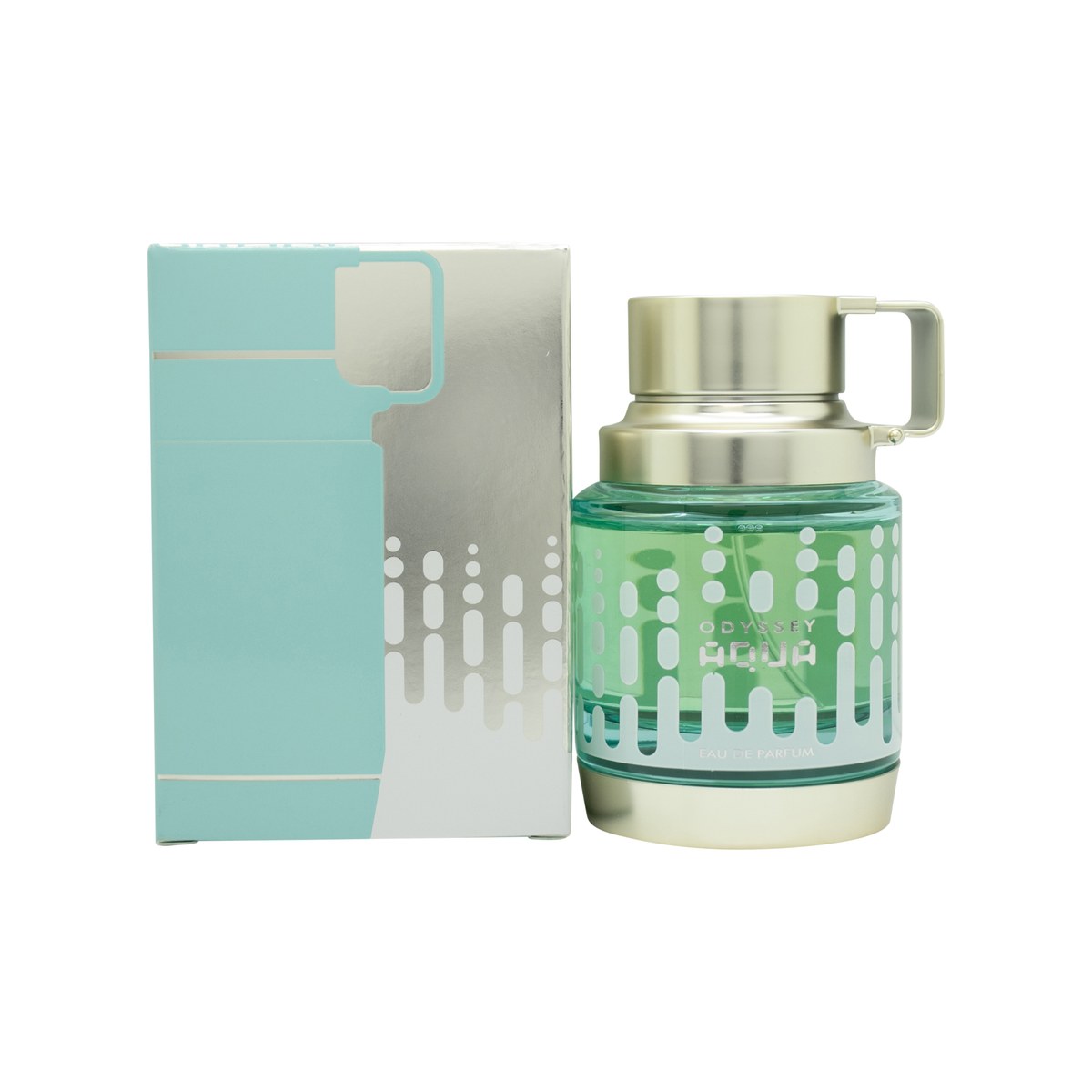 Armaf Odyssey Aqua Eau de Parfum 60 ml fra Armaf – mørkeblå flakon med sølvhals og matchende hætte i kantet design.
