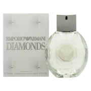 Giorgio Armani Emporio Diamonds Eau de Parfum 50 ml, Giorgio Armani, diamantformet klar glasflaske med sølvkork