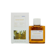 Korres Black Sugar Eau de Toilette 50 ml, Korres – klar glasflaske med sort låg og minimalistisk etiket