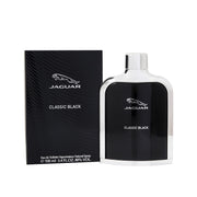 Jaguar Classic Black Eau De Toilette Jaguar 100 ml, sort buet metalflakon med blank finish og minimalistisk design