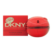 DKNY Be Tempted Eau de Parfum, DKNY, 50 ml – rød æbleformet flakon i glas med guldfarvet låg