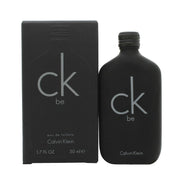 Ck Be Eau De Toilette Calvin Klein 50 ml sort minimalistisk cylindrisk parfumeflaske med mat finish og diskret logo