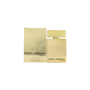 The One For Men Gold Intense Eau De Parfum, Dolce & Gabbana, 50 ml – rektangulær guldflaske med sort låg og rent design