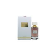 Boucheron Rose d'Isparta Eau de Parfum, Boucheron, 125 ml – klar glasflaske med riflet guldkrave og dybrød etiket.