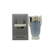 Paco Rabanne Invictus Eau de Toilette 200 ml, Paco Rabanne, trofæformet klar glasflaske med sølvhåndtag og blå væske