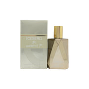 Iceberg Be Wonderfully You Eau de Toilette 100 ml, klar glasflaske med blålig tone og afrundet sølvfarvet låg