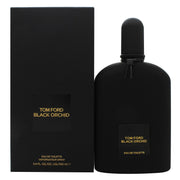 Tom Ford Black Orchid Eau De Toilette, Tom Ford, 100 ml – sort ribbet glasflaske med oval form og gylden navneplade, elegant