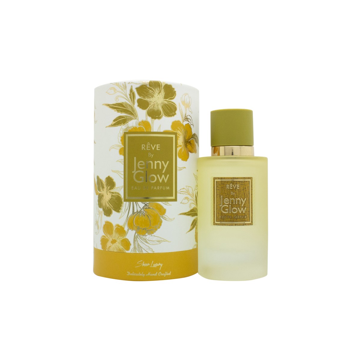 Jenny Glow Reve Eau De Parfum 80 ml fra Jenny Glow i klar, rektangulær glasflaske med sølvkapsel