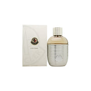 Moncler Pour Femme Eau De Parfum Moncler 100 ml, flakon med klatreinspireret form, klar flaske og sølvfarvet hætte