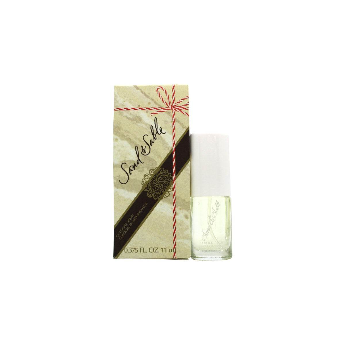 Coty Sand & Sable Eau de Cologne 11ml, Coty, 11 ml, lille klar glasflaske med hvid etiket og gyldent skruelåg