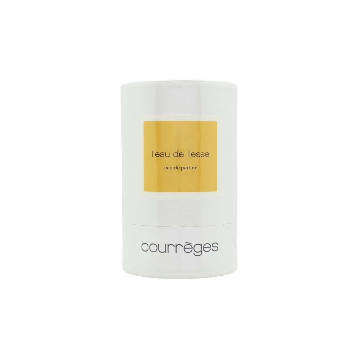 Courrèges L'Eau de Liesse Eau de Parfum 30 ml fra Courrèges i klar glasflaske med hvid etiket og sølvfarvet låg