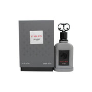 Zimaya Stallion Eau de Parfum 100ml, Zimaya, 100 ml – rektangulær sort glasflaske med gyldent hesteemblem og kantet låg