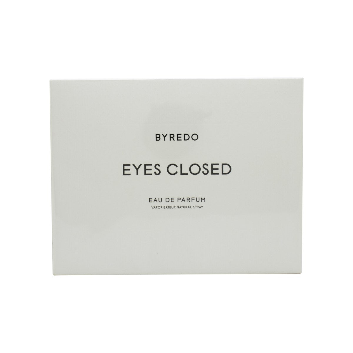 Byredo Eyes Closed Eau de Parfum 100ml fra Byredo i 100 ml klar glasflakon med sort magnetisk hætte og minimalistisk etiket