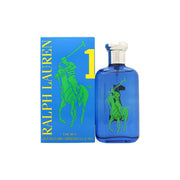 Ralph Lauren Big Pony 1 Eau de Toilette 100 ml fra Ralph Lauren, blå mat flaske med gul polo-rytter og sporty udtryk