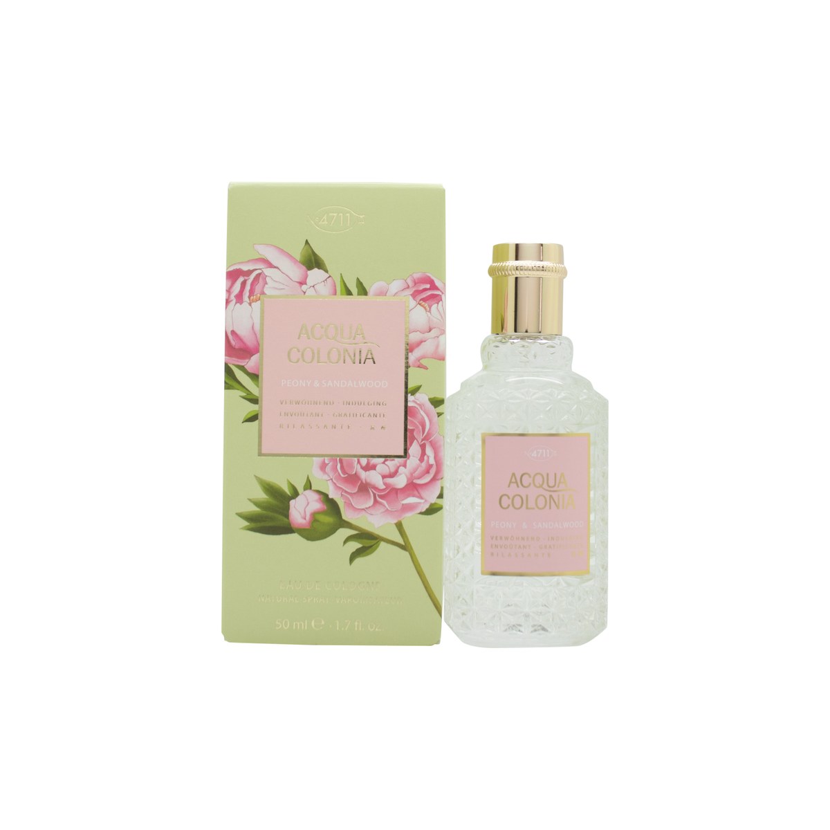 4711 Acqua Colonia Peony & Sandalwood Eau de Cologne 50ml Spray
