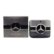 Mercedes-Benz Sign Your Attitude Eau de Toilette 100 ml fra Mercedes-Benz – sort, cylinderformet flakon med sølvdetaljer og magnetisk låg