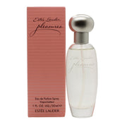 Estee Lauder Pleasures Eau de Parfum 30ml fra Estée Lauder i 30 ml, klar buet glasflaske med sølv låg og enkel etiket