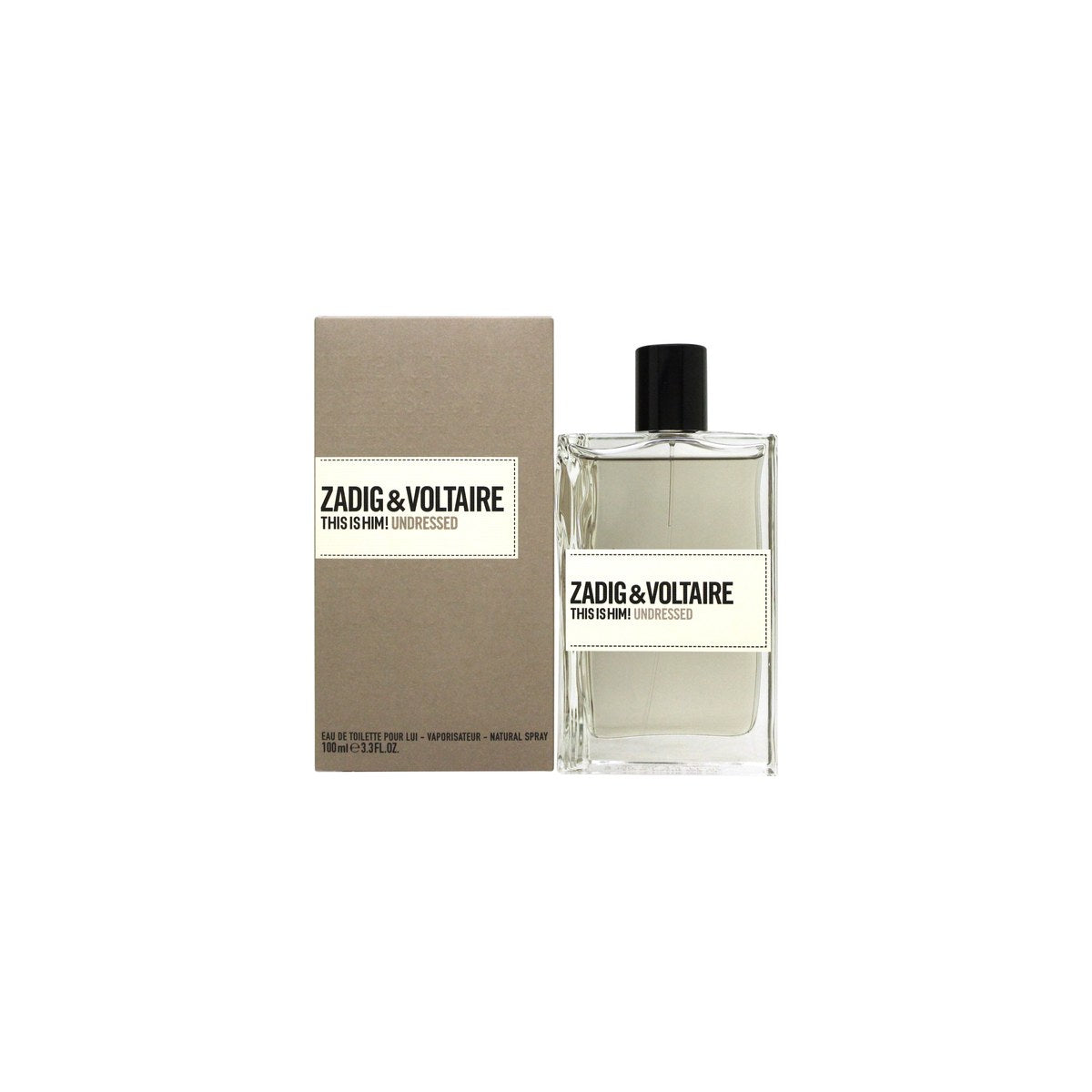 Zadig & Voltaire This Is Him! Undressed Eau de Toilette 100ml Spray