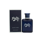 Ralph Lauren Polo 67 Eau de Toilette 75 ml fra Ralph Lauren i mørkeblå flaske med hvidt 67-tal og sølvfarvet låg