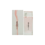 Kenzo L'Eau Kenzo Florale Drop Eau de Toilette, Kenzo, 50 ml – dråbeformet rosa glasflakon med sølvhals og blomstermotiv