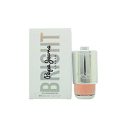 Pepe Jeans Bright Eau de Parfum 30ml fra Pepe Jeans – cocktailformet flakon i gyldent glas med blå hætte og sugerør.
