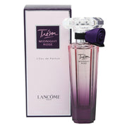 Lancome Tresor Midnight Rose Eau de Parfum, Lancôme, 30 ml – lilla facetslebet flakon med sort roseformet hætte og blød glød