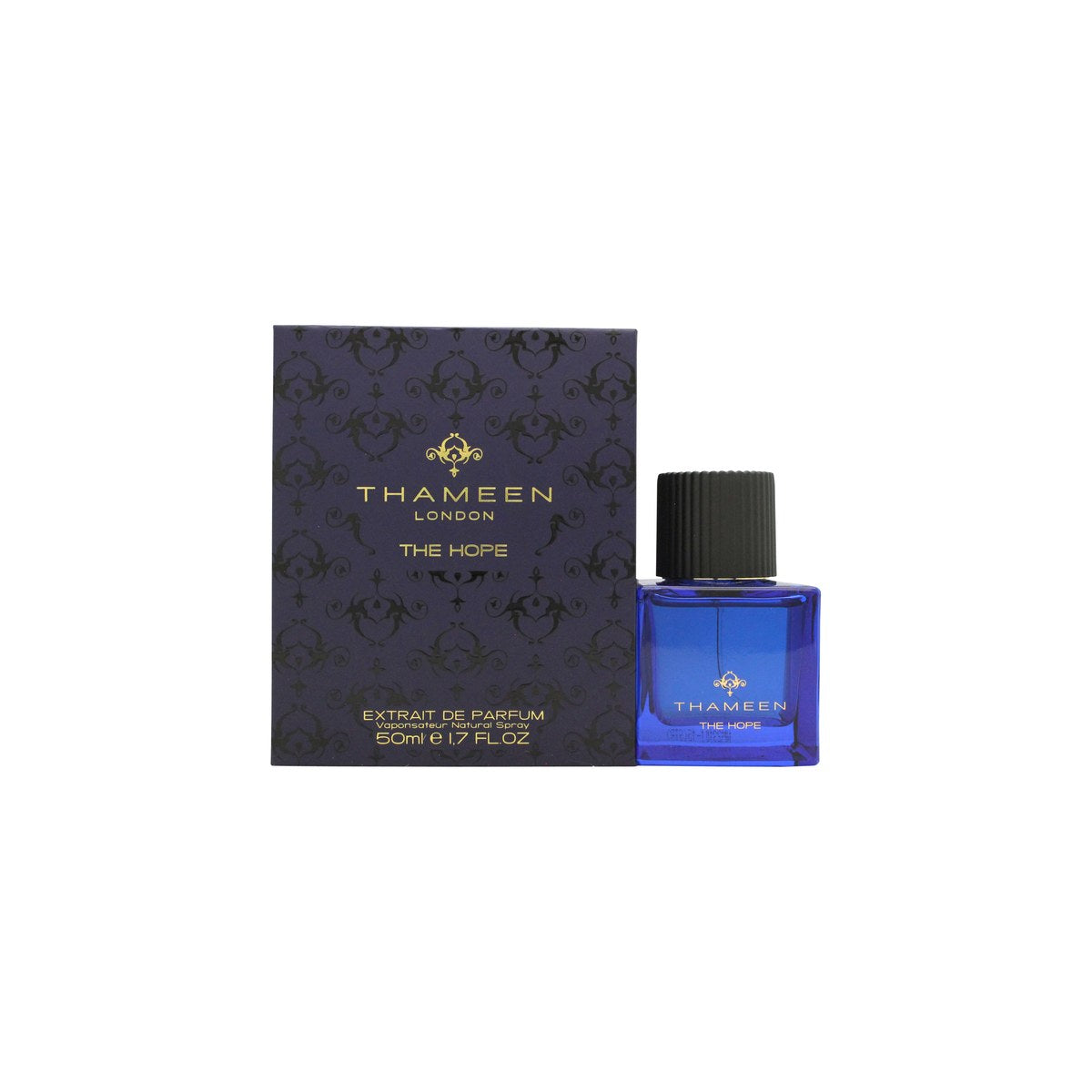 Thameen The Hope Eau de Parfum 50 ml fra Thameen, mørkegrøn glasflaske med guldlåg og minimalistisk etiket