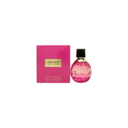 Rose Passion Eau De Parfum Jimmy Choo 40 ml, facetteret rosa glasflaske med juvellignende design og gylden låg