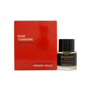 Frédéric Malle Rose Tonnerre Eau de Parfum 50 ml i klar glasflakon med sort cylindrisk hætte og enkel hvid etiket