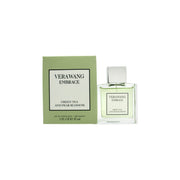 Vera Wang Embrace Green Tea & Pear Blossom Eau de Toilette 30 ml – klar glasflakon med lysegrøn væske og sølvfarvet låg
