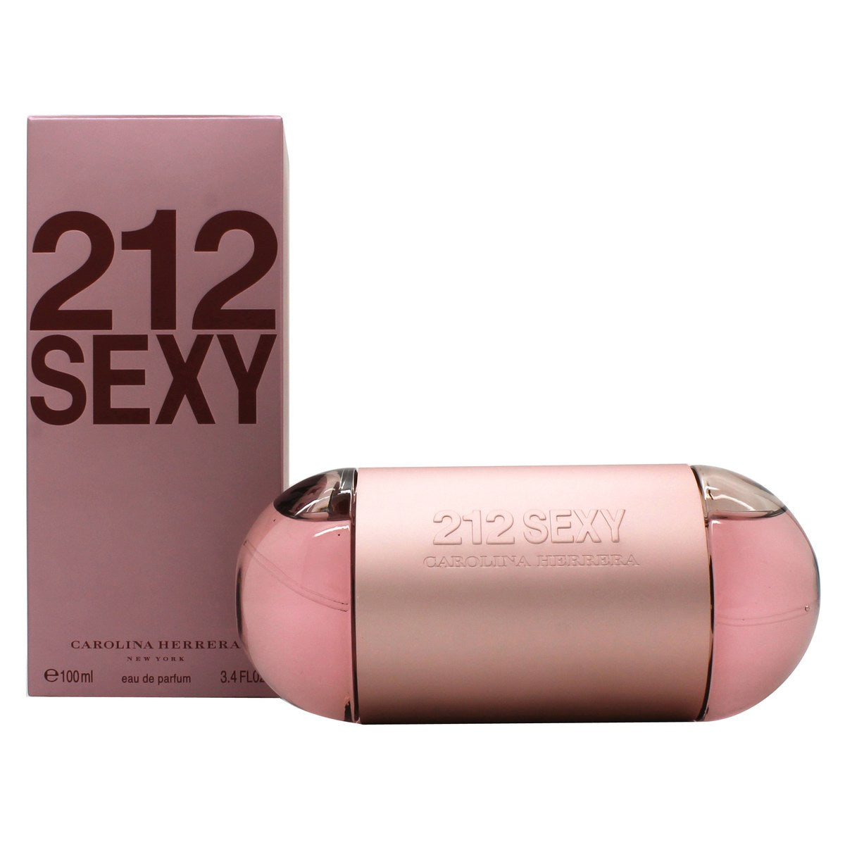 Carolina Herrera 212 Sexy Eau de Parfum 100 ml fra Carolina Herrera i cylindrisk flakon med pink-lilla metalfinish